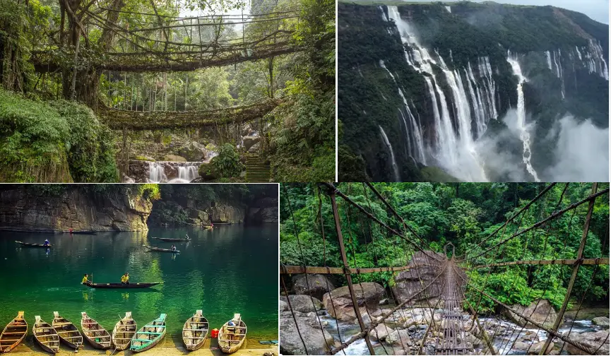 7 Days Kaziranga Meghalaya Tour Package GOD-124