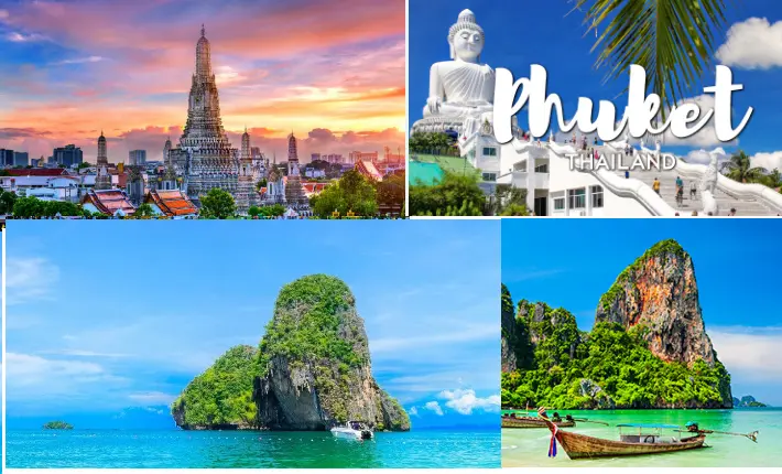 Beautiful Delight Phuket Krabi with Bangkok 9Night/10 Days