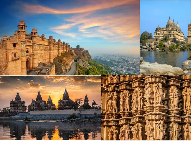 Madhya Pradesh 5N/6D (2NGwalior-1NOrchha-2NKhajuraho) GOD-145