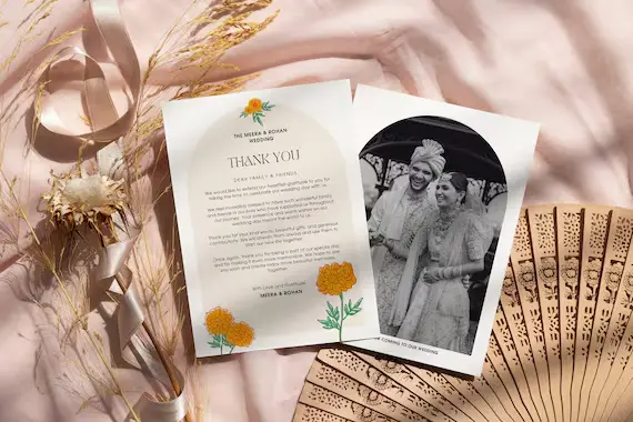 Thank you card
