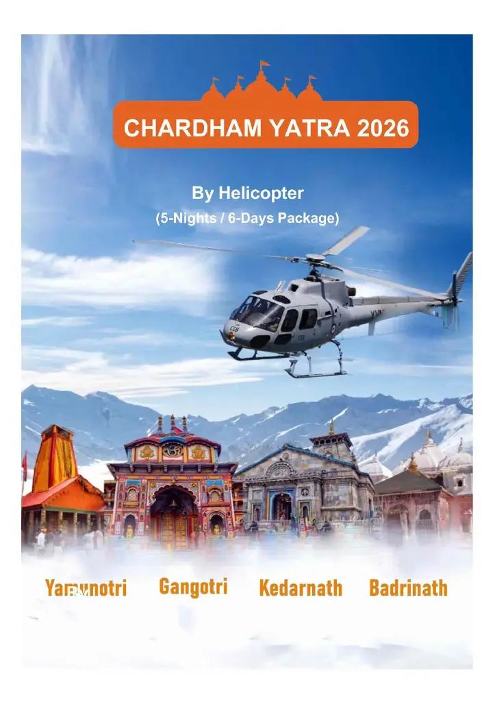 Chardham Helicopter Package 5N/6D Hyatt Regency 2026 
