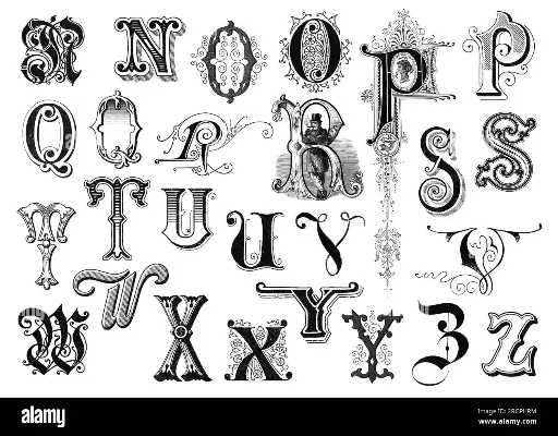 Retro Alphabets 
