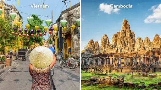 Delightful Vietnam With Cambodia Without Flight For 10N/11D