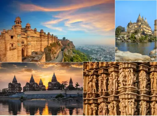 Madhya Pradesh 5N/6D (2NGwalior-1NOrchha-2NKhajuraho) GOD-145